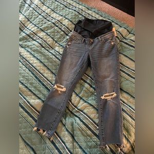 Ripped Maternity Jeans Abercrombie & Fitch || Skinny Jeans with panel